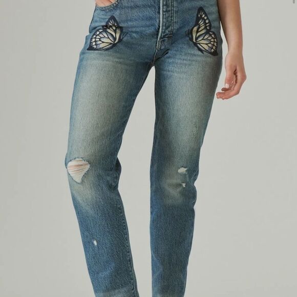 Lucky Brand Jeans Lucky Brand Jeans
Drew Mom High Rise Taper butterfly 6 28 - Picture 4 of 14